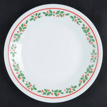 Holly (Coupe, Corelle) Bread & Butter Plate by Corning Corelle