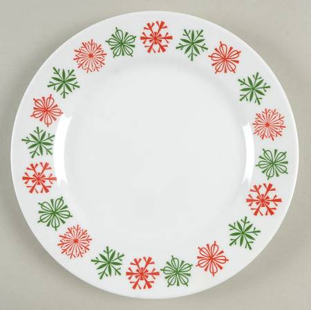 Cheerful Flurry (Corelle) Luncheon Plate