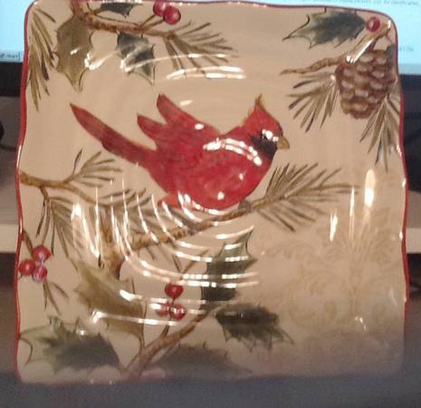 Winter Collage Dinner Plate
