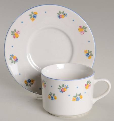 CHP33 Flat Cup & Saucer Set