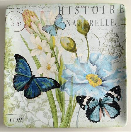 Tuileries Garden 14" Square Platter