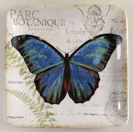 Tuileries Garden Square Canape Plate