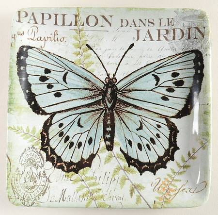 Tuileries Garden Square Canape Plate