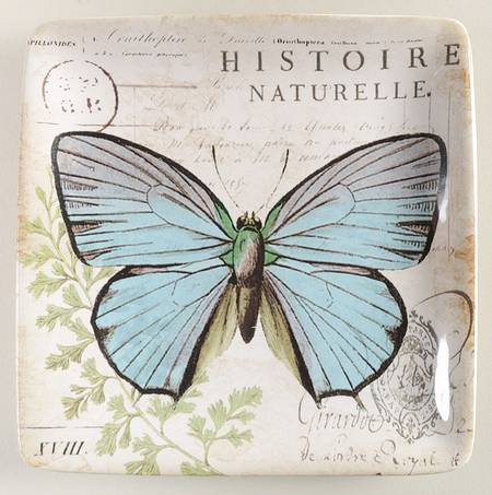 Tuileries Garden Square Canape Plate