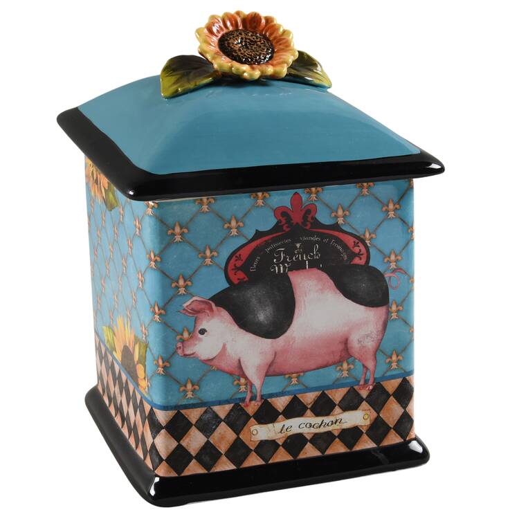 French Barnyard Medium Canister & Lid