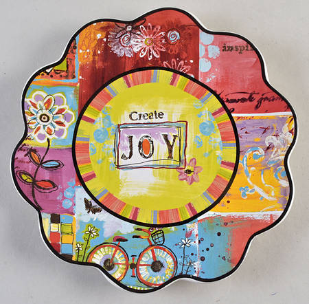 Daily Joy 8" Flower Shape Plate