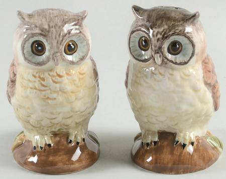 Rustic Nature Figural Salt & Pepper Set