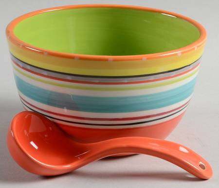 Mariachi Salsa Bowl & Spoon Set