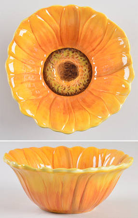 Paris Sunflower Figural Individual Ice Cream Dish