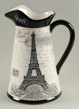 Paris Travel 64 Oz Pitcher