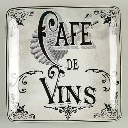 Paris Travel Square Canape Plate