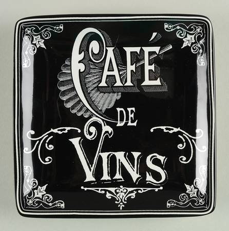 Paris Travel Square Canape Plate