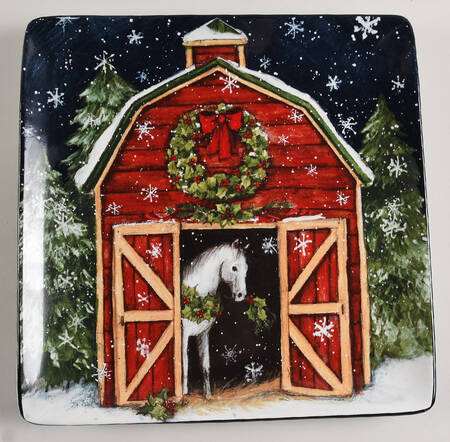 Heartland Holiday 12" Square Serving Platter