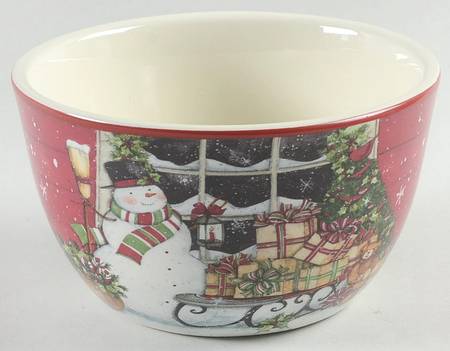 Snowman's Sleigh Individual Ice Cream Dish
