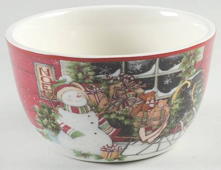 Snowman's Sleigh Individual Ice Cream Dish