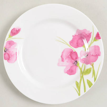 Poppy Pink Bread & Butter Plate