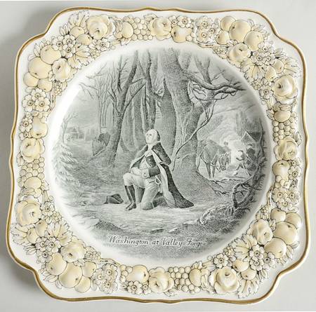 Washington at Valley Forge by Crown Ducal