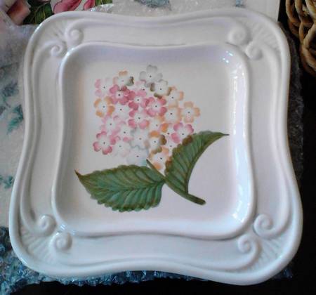 CLR73 Square Salad Plate