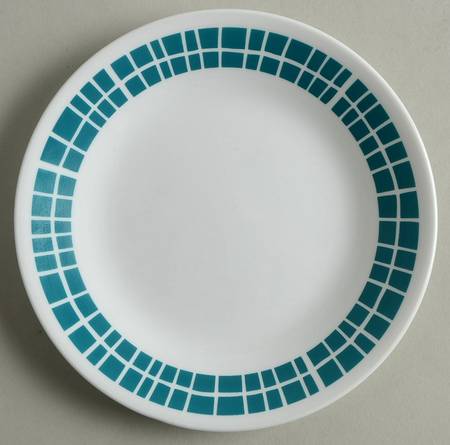 Aqua Tiles (Corelle) Bread & Butter Plate