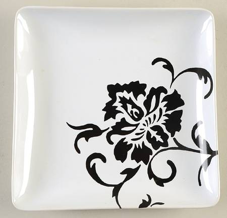 Floral Scroll Salad Plate