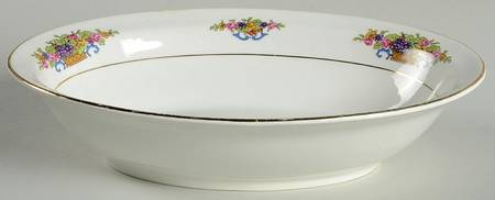 CLE42 9" Oval Vegetable Bowl
