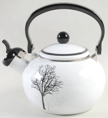 Timber Shadows (Corelle) Metal Whistler Kettle No Lid