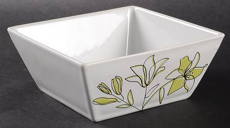 Lily Blossoms (Hard Square) Coupe Cereal Bowl