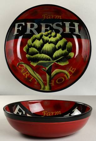 Farm Fresh 13" Pasta Serving Bowl