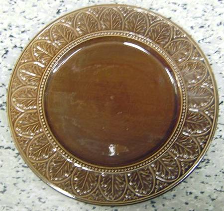 Parthenon Brown Salad Plate