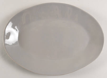 Marin Grey 15" Oval Serving Platter