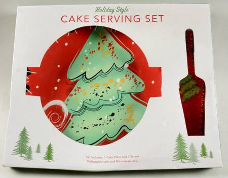 CX789 Cake Plate and Server (Boxed Set)