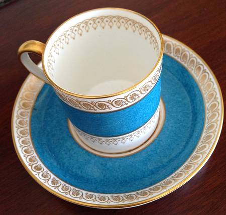 A16622 Flat Demitasse Cup & Saucer Set