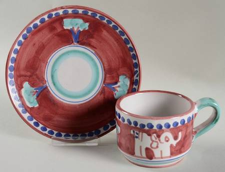 C801 Flat Cup & Saucer Set