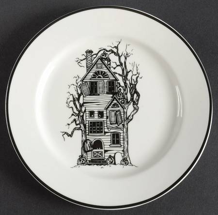 Haunted House Appetizer Plate