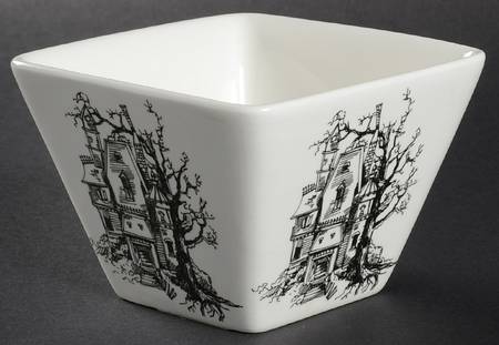 Haunted House Individual Square Appetizer Bowl