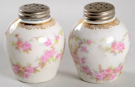 Bridal Rose Salt & Pepper Set