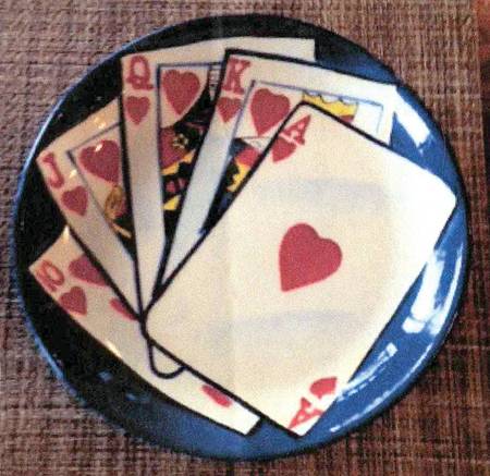 Royal Flush by Clay Art