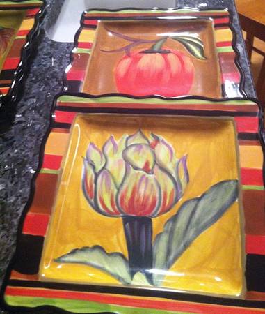 CIC169 Square Salad Plate