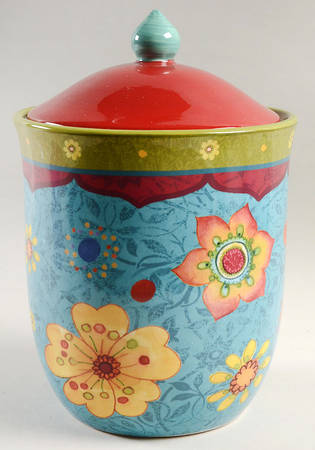 Tunisian Sunset Large Canister & Lid