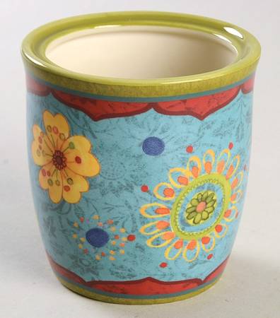 Tunisian Sunset Sugar Bowl No Lid
