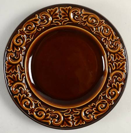 Solstice Brown Salad Plate