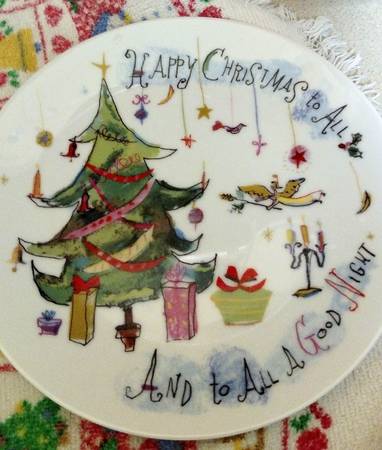 Twas the Night Salad/Dessert Plate