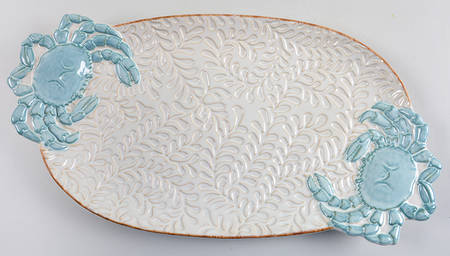 Time Flies 18" Oval Serving Platter