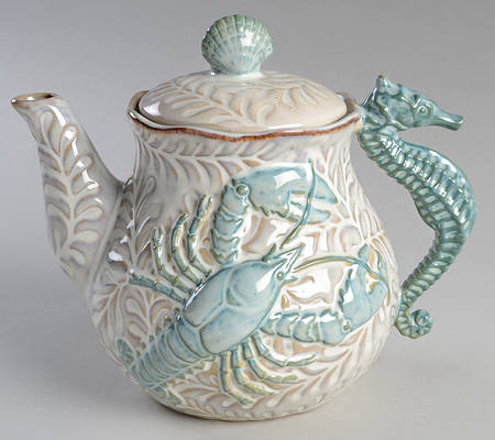 Time Flies Teapot & Lid