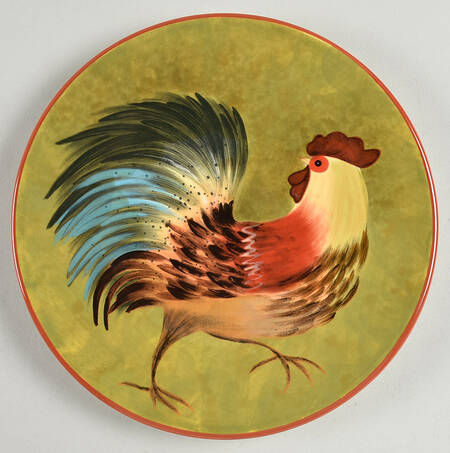 Break of Dawn Salad Plate