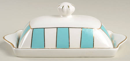 C6Y3 Turquoise 1/4 Lb Covered Butter