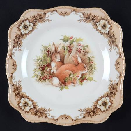 Woodland Square Salad Plate