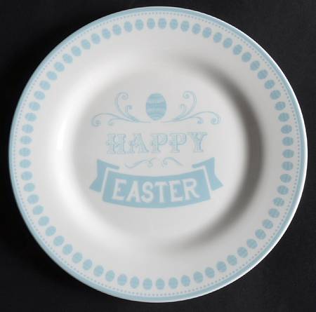 Happy Easter Salad Plate