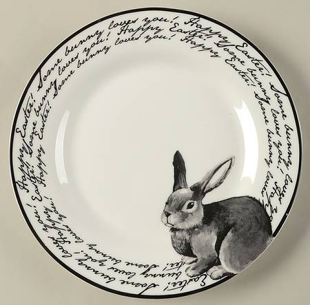 Some Bunny Salad Plate