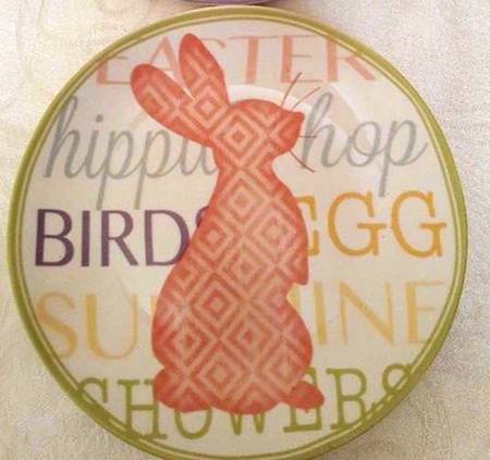 Bunny Hop Dessert/Pie Plate